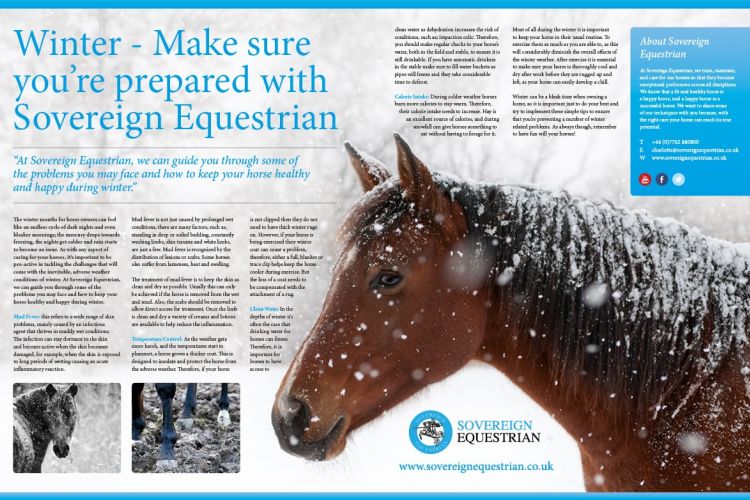 Winter - Make sure you're prepared - Equestrian Life November 2017