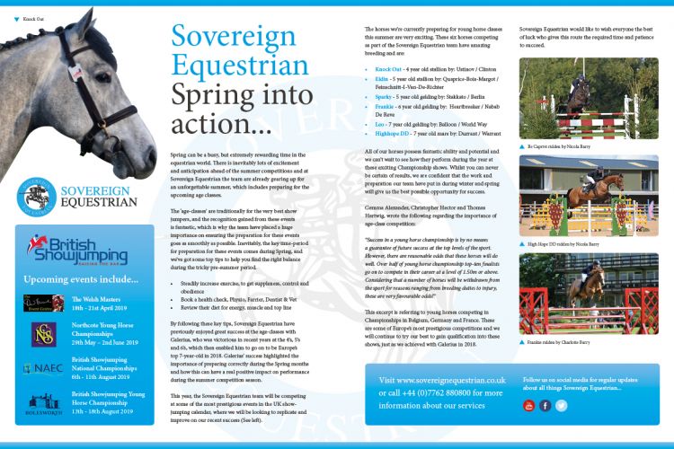 Spring into action - Equestrian Life March 2019